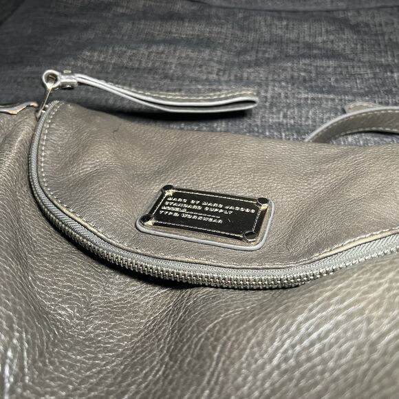 Marc By Marc Jacobs Gray Pebbled Leather Crossbody Bag Classic Workwear - Picture 3 of 10